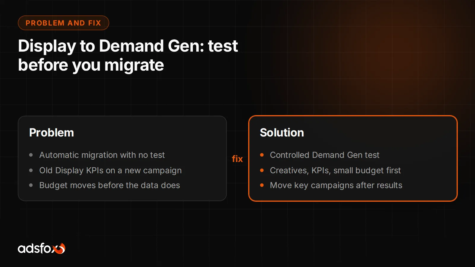 Comparison of Google Ads Display and Demand Gen campaigns