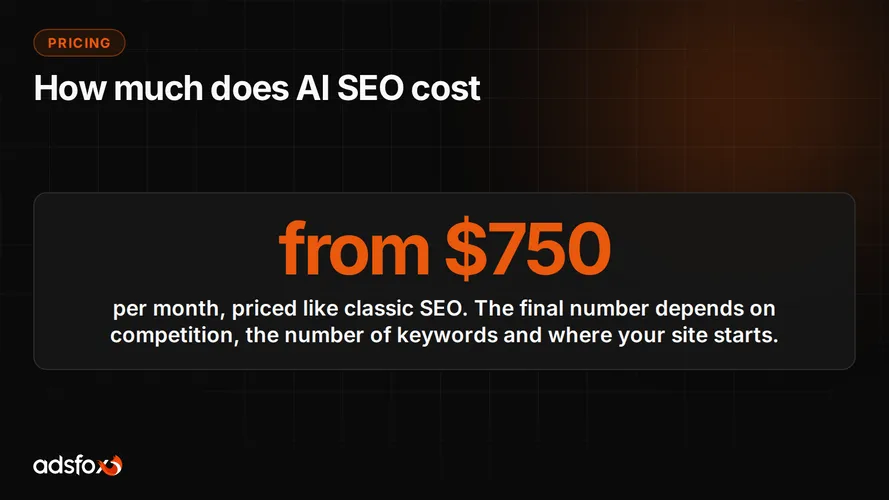 Cover for AI SEO Pricing: How Much Does GEO Cost per Month?