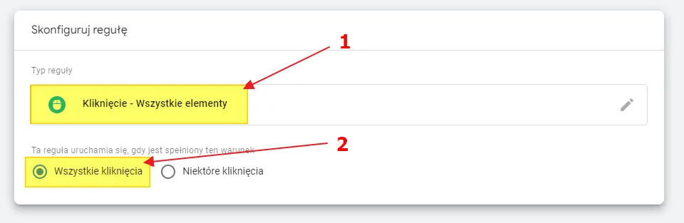 Screenshot 3: All Elements trigger type