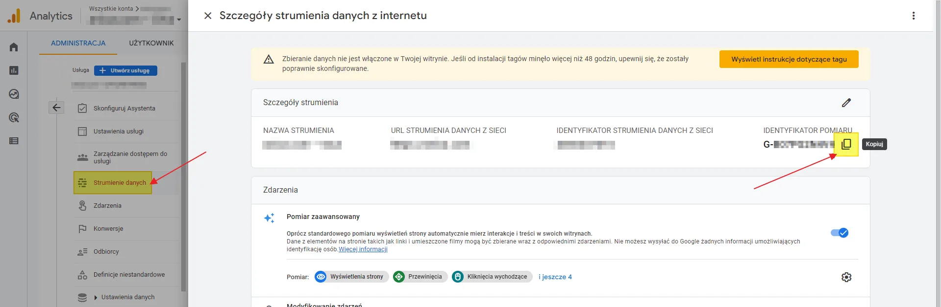 GA4 custom events in Google Tag Manager: manually set measurement ID